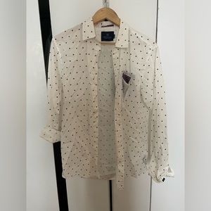 Men’s Scotch & Soda size medium button down - regular fit